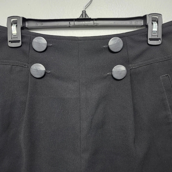 Anthropologie women's high rise black shorts size 6 - Picture 2 of 10